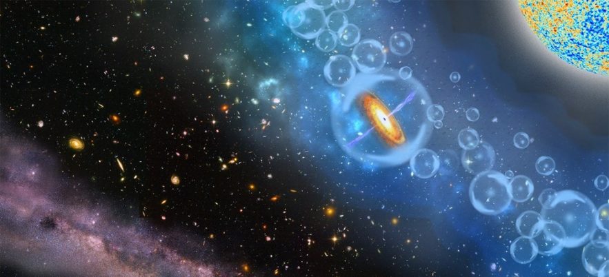 quasar univers primitif primordial trou noir supermassif gargantuesque