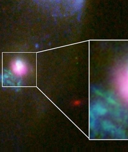 SDSSJ13541327 galaxie-bulles fermi