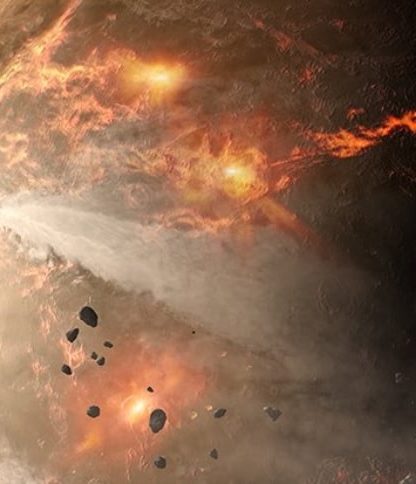 collision asteroide
