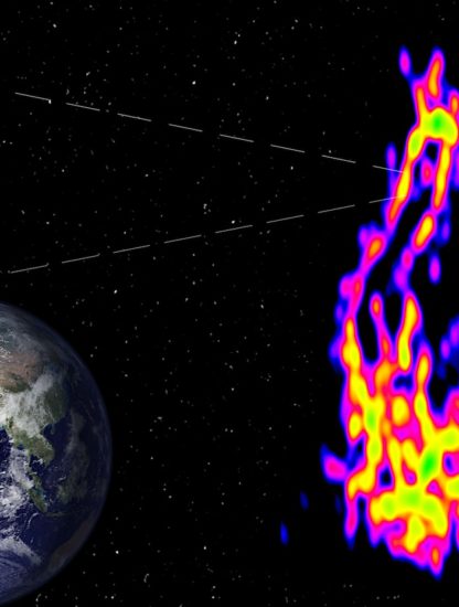 composition jets relativistes telescopes comparaison terre