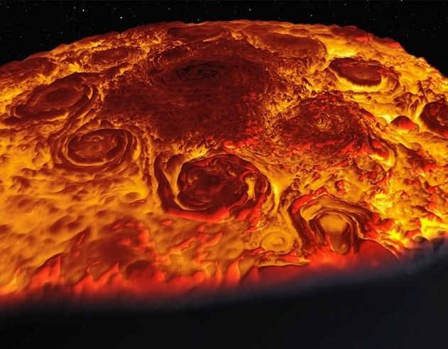 cyclones infrarouges jupiter