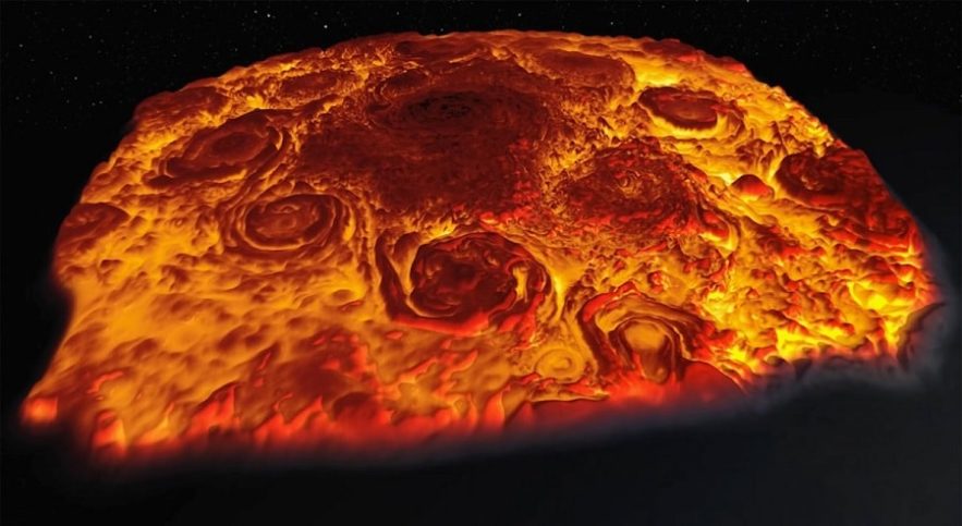 cyclones infrarouges jupiter