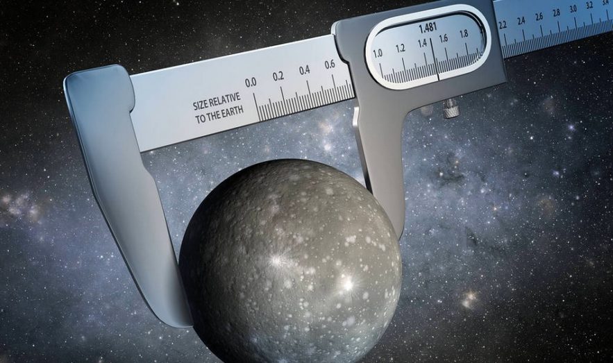 nasa taille planète mesure universelle