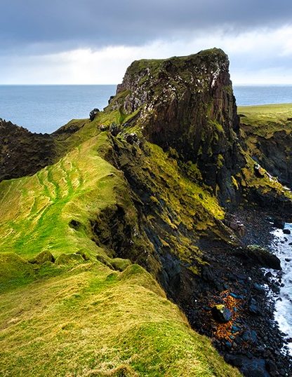skye ile dinosaures fossile empreinte