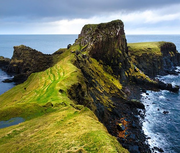 skye ile dinosaures fossile empreinte