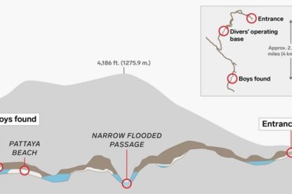 grotte thailande plan evacuation