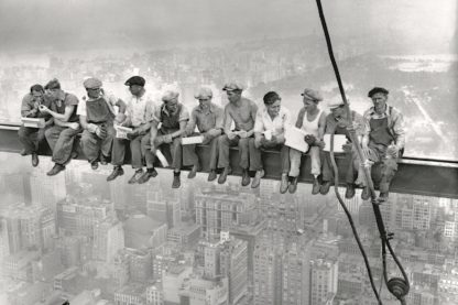 lunch atop a skyscraper photo culte rockefeller cente