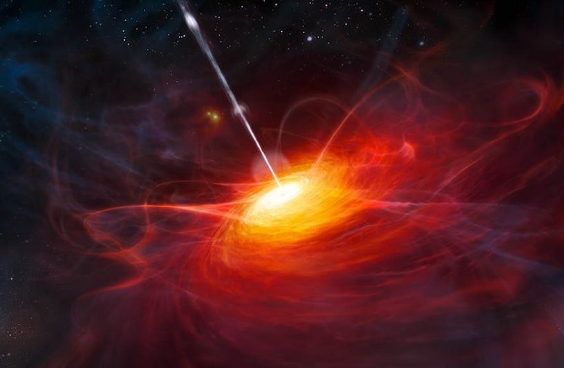 quasar radio P352-15 galaxie