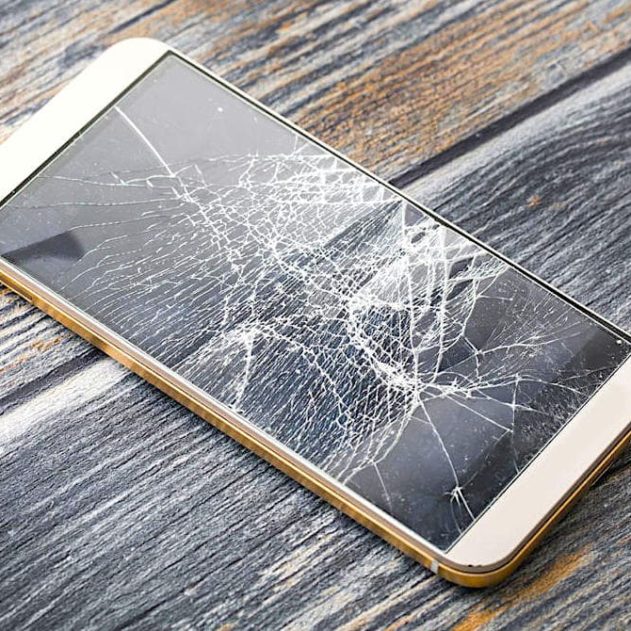 smartphone ecran casse