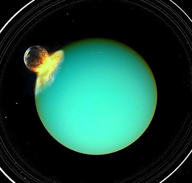 uranus collision planete mysterieuse changement
