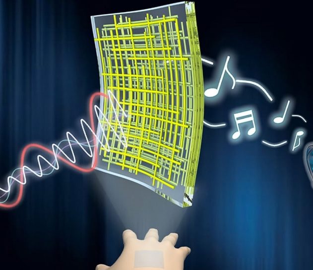nanomembranes peau musique