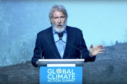 harrison ford global climate discours
