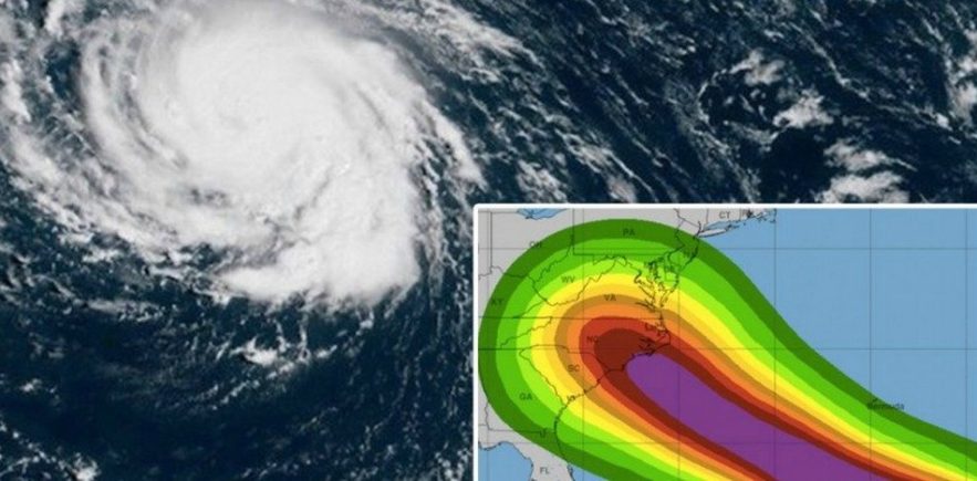ouragan florence atlantique tempete