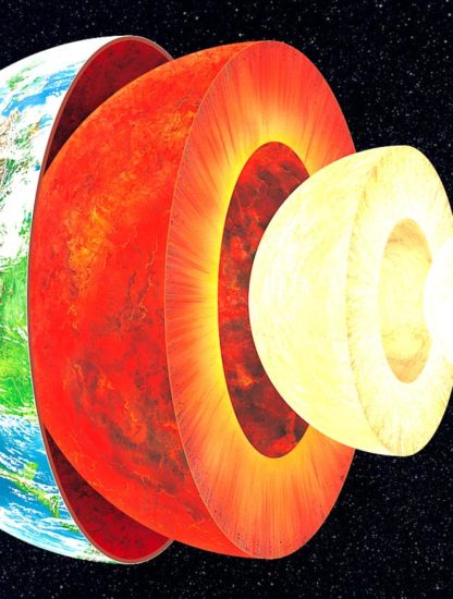noyau terrestre solide selon étude