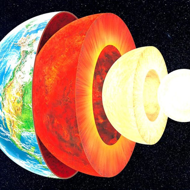 noyau terrestre solide selon étude