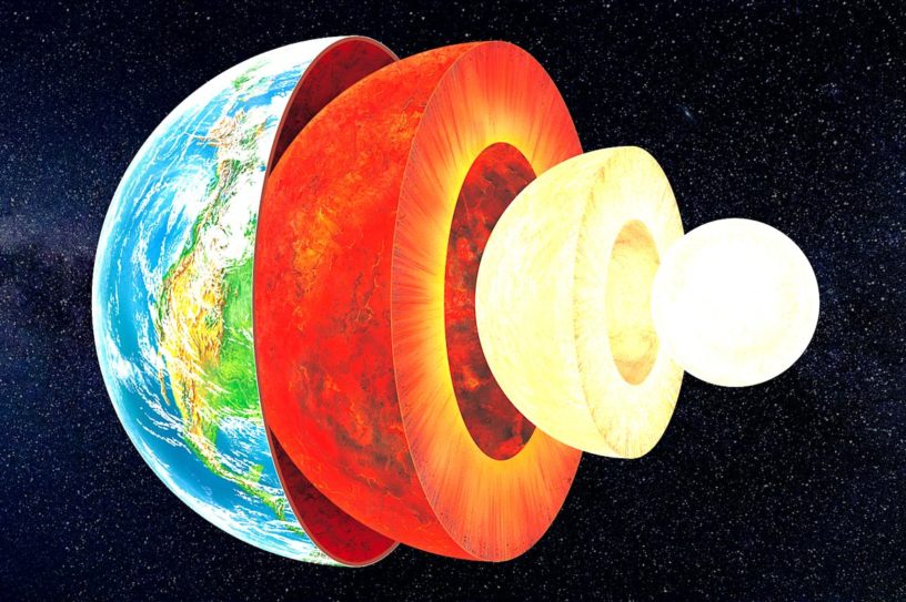 noyau terrestre solide selon étude