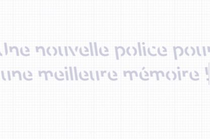 police ecriture favoriser memoire retention information cerveau