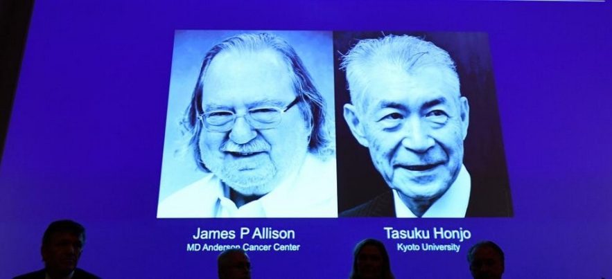 prix nobel medecine 2018 cancer recherche systeme immunitaire oncologie proteine