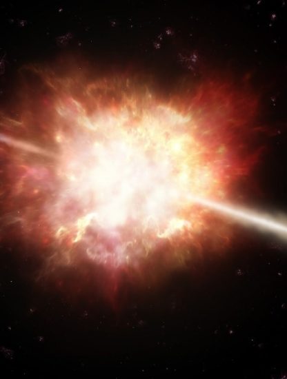 sursaut gamma terre