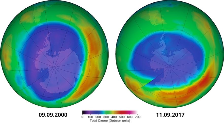 comparaison ozone 2000 2017