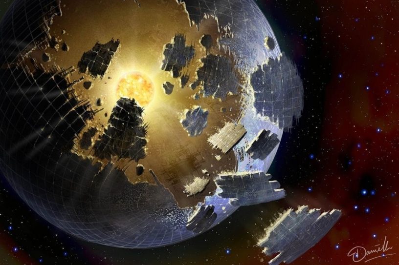 etoile megastructure extraterrestre alien sphere dyson