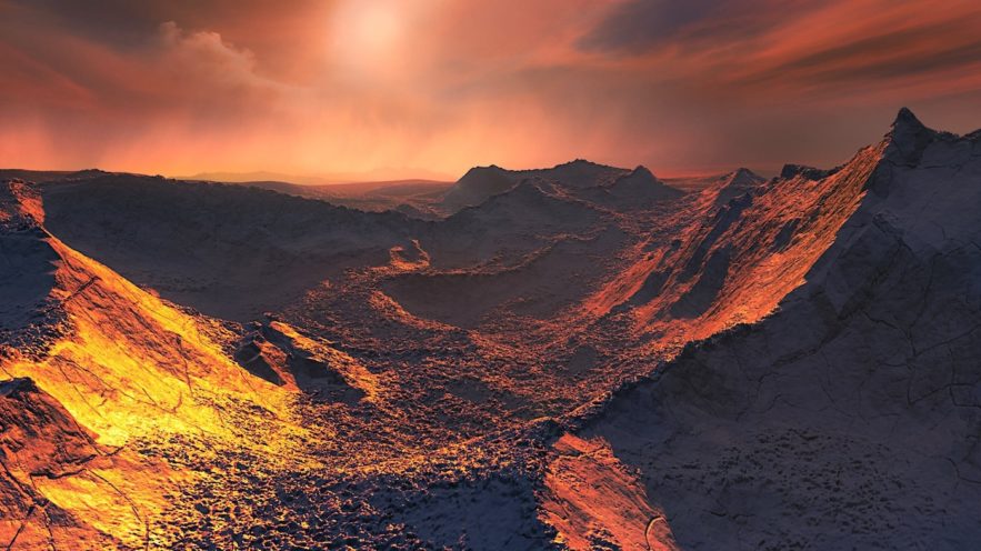 surface planete etoile barnard