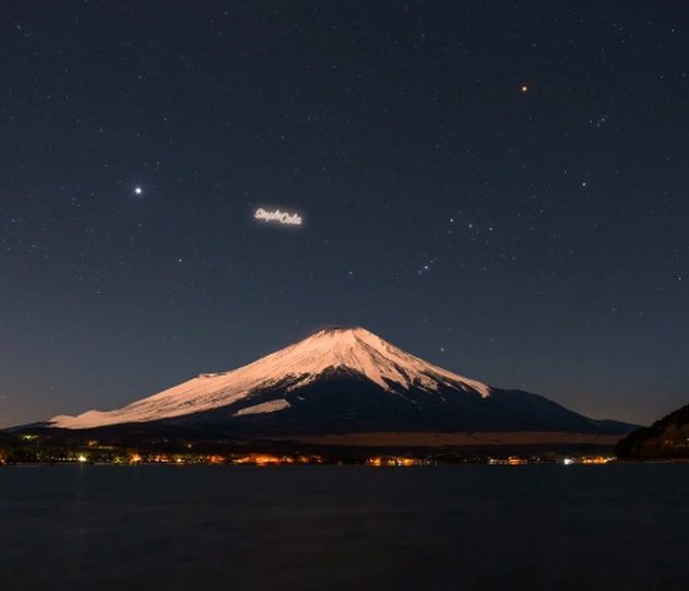 ciel nocturne pollution lumineuse publicite satellite orbite terrestre basse