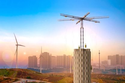 energy vault vue artiste ville