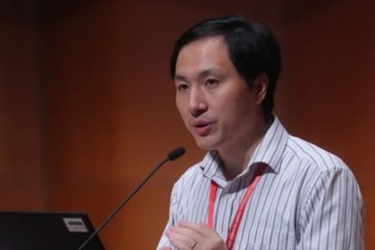 he jiankui chercheur scientifique embryons modification genetique bebe crispr-cas9