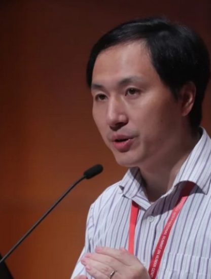 he jiankui chercheur scientifique embryons modification genetique bebe crispr-cas9