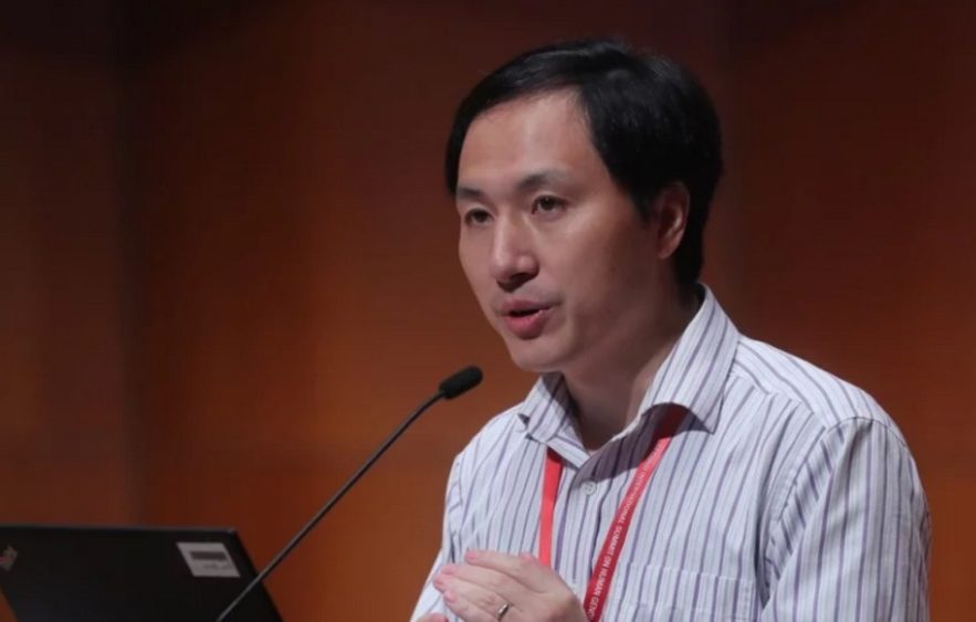 he jiankui chercheur scientifique embryons modification genetique bebe crispr-cas9