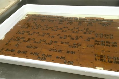 tableau periodique plus ancien lavage