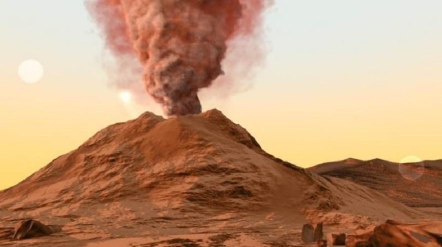 activite volcan mars