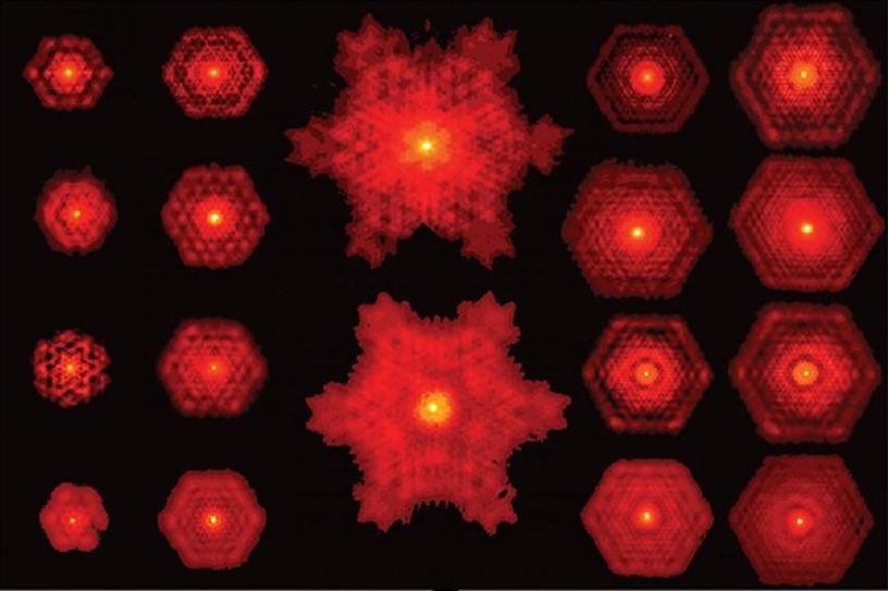 laser fractales lumiere
