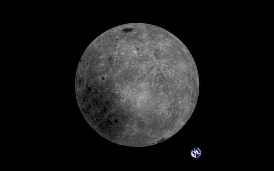 lune face cachee et terre