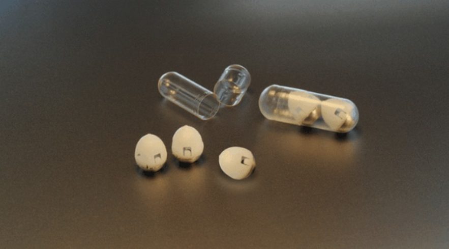 minuscules capsules medicaments insuline aiguille intestin estomac