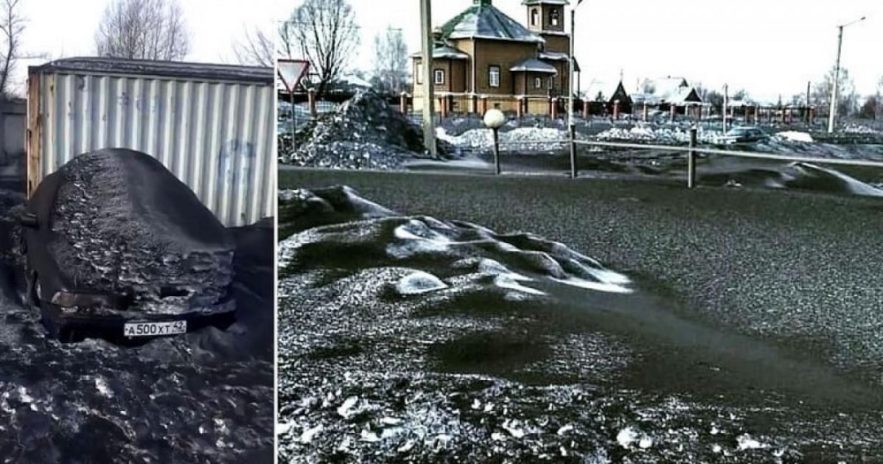 neige noire siberie