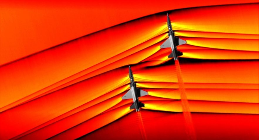 ondes interaction avions supersoniques
