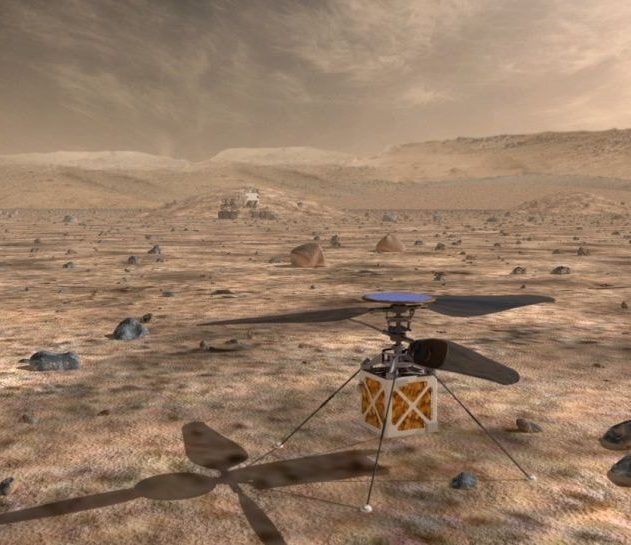 projet helicoptere mars