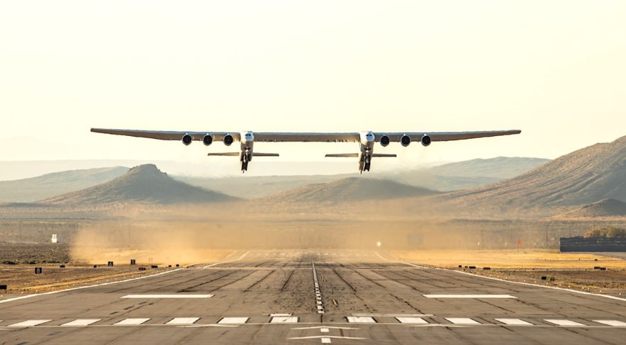 stratolaunch plus grand avion au monde premier vol