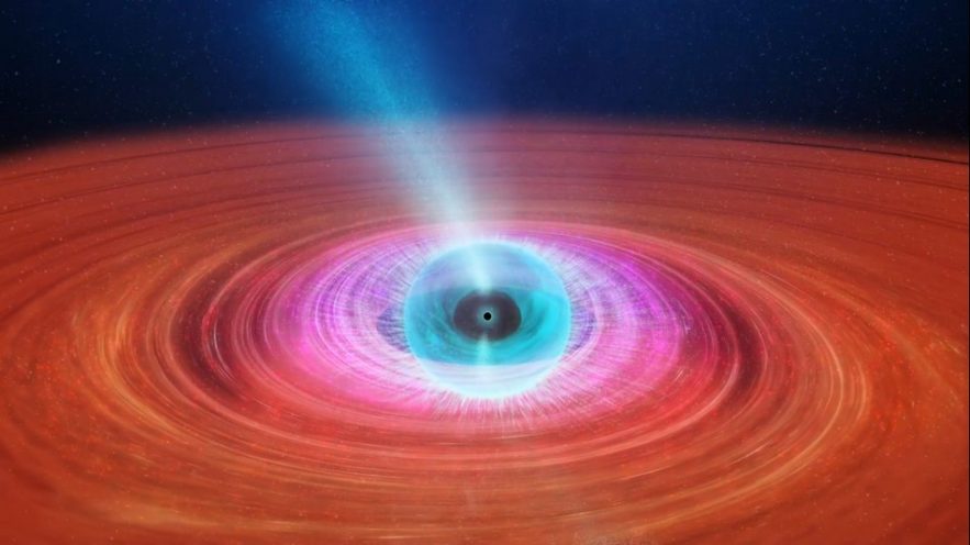 trou noir supermassif jet plasma