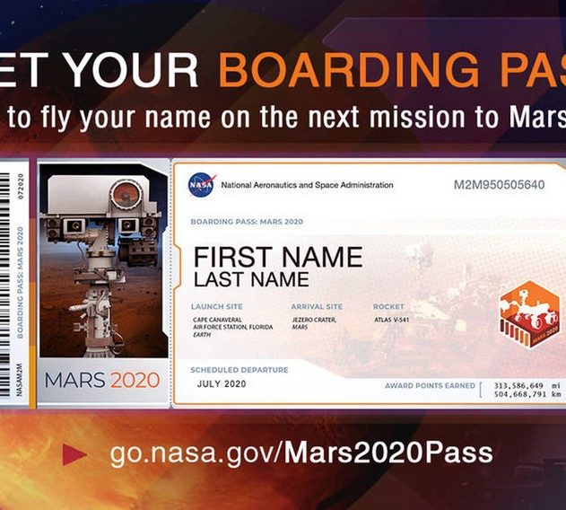 nasa boarding pass