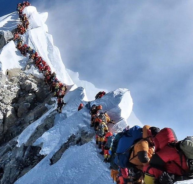 embouteillages mont everest