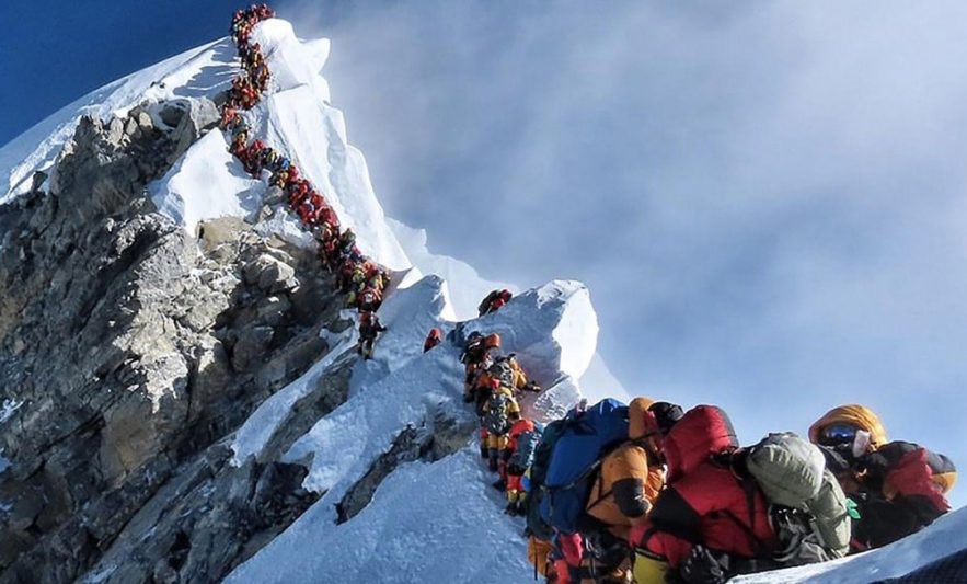 embouteillages mont everest