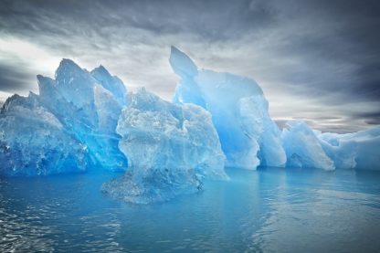 glace bleue