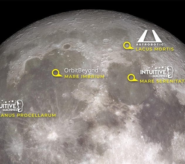 sites alunissage artemis