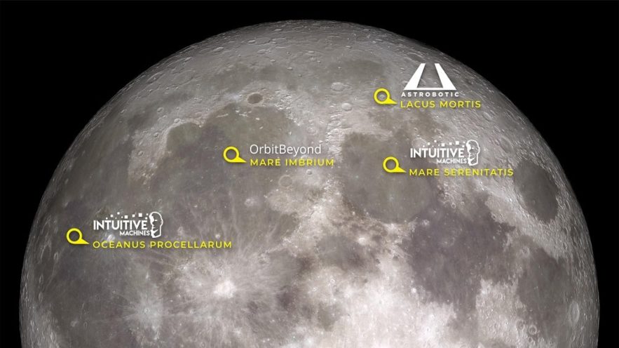 sites alunissage artemis