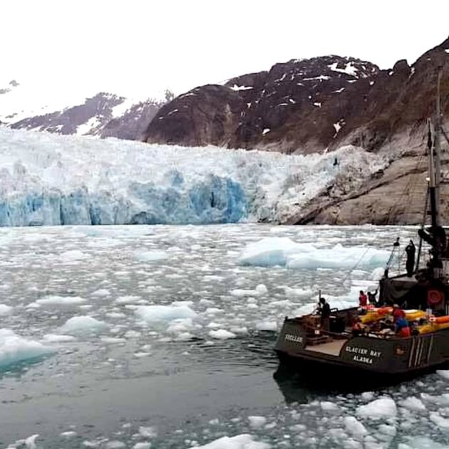 beateau mesure glacier eaux alaska