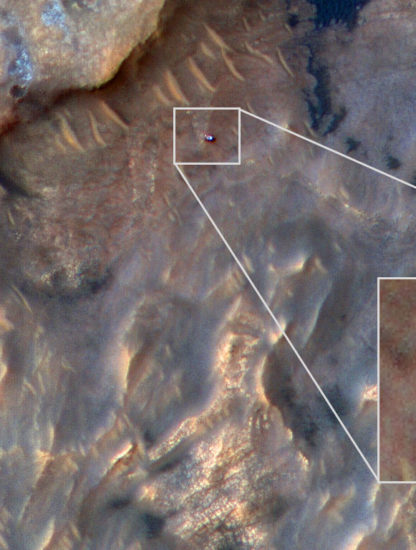 curiosity sur aeolis mons capture hirise