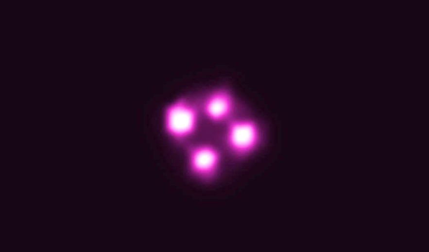 quasar vu a travers lentille gravitationnelle